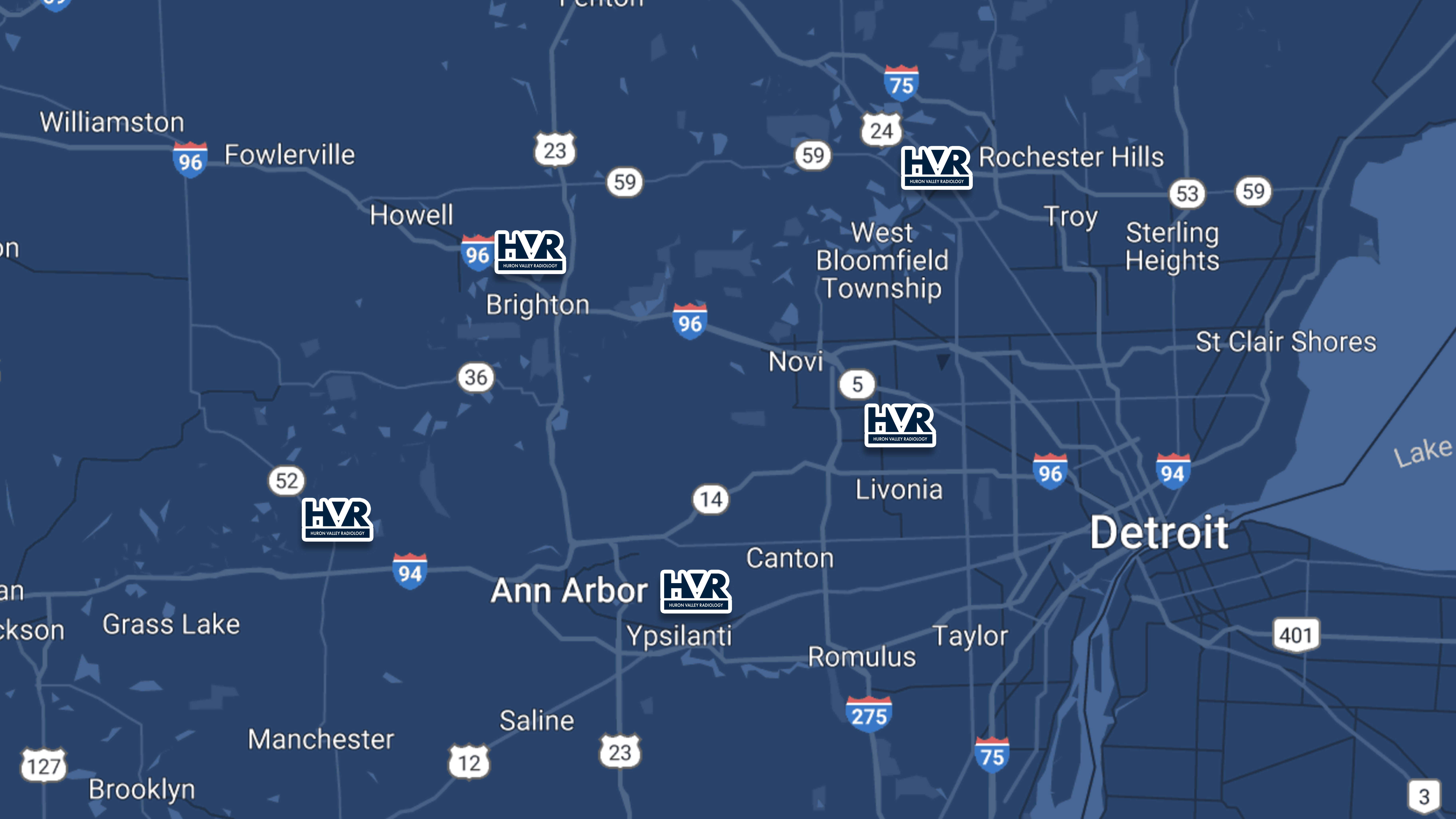 map of HVR locations